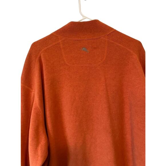 Tommy Bahama Men's XL Outdoors Reversible 1/4 Zip Pullover Preppy Fall - Picture 6 of 8